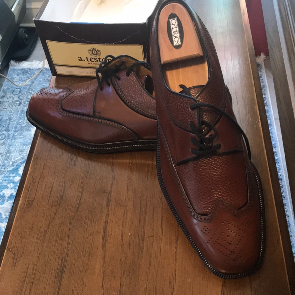 a. testoni men’s shoes size 11